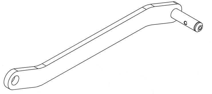 Ramię przedniego łącznika (L) , Orec 0349-5030H