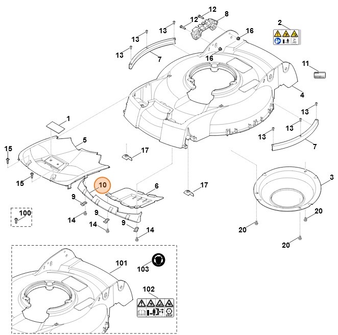 Zderzak, Stihl 63837660200