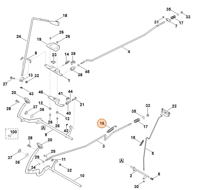 Uchwyt, Stihl 61707062200
