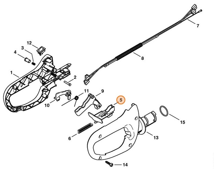 Suwak blokady, Stihl 42377927100