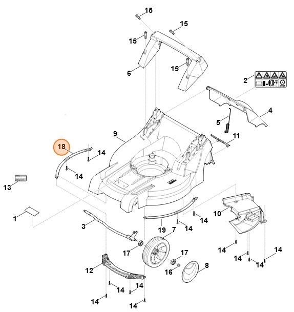 Listwa prawa, Stihl 63587036305
