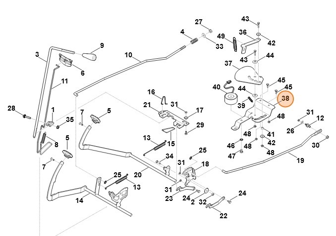Uchwyt, Stihl 61704051900
