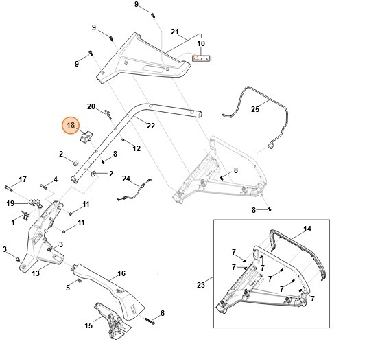 Rygiel, Stihl WA417060100