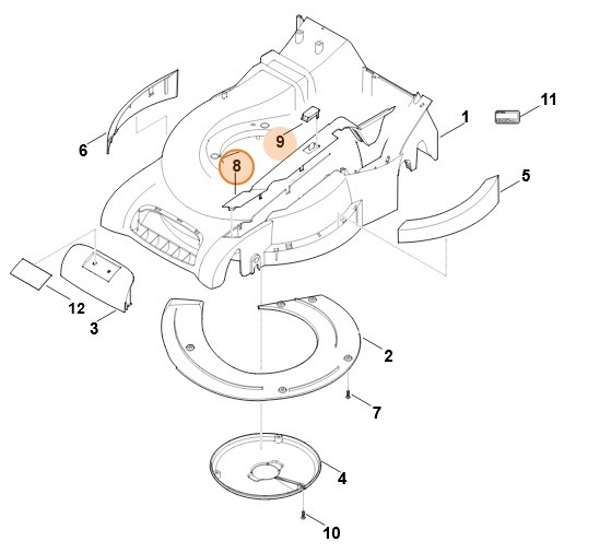 Pokrywa, Stihl 63407802080