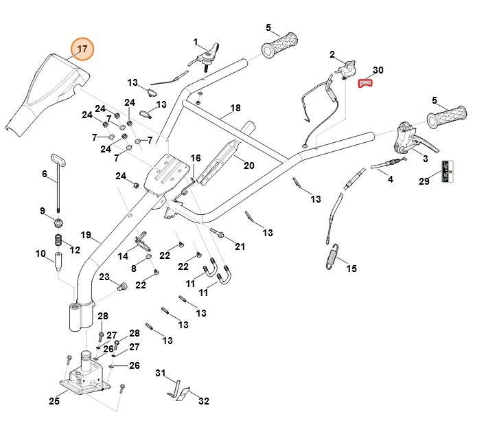 Pokrywa, Stihl 62507173600