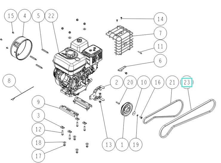 Pasek SBR-63, Orec 89-6123-006301