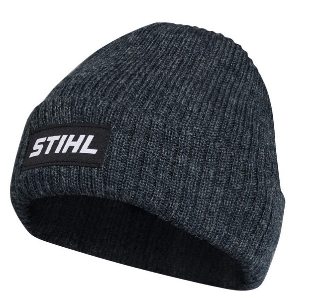 Czapka Beanie LOGO Szara Unisex, Stihl 04216000117