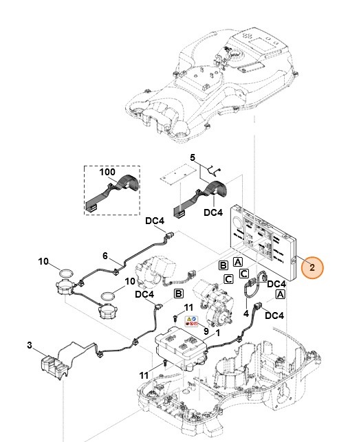 Moduł układu elektronicznego, Stihl 63014301454