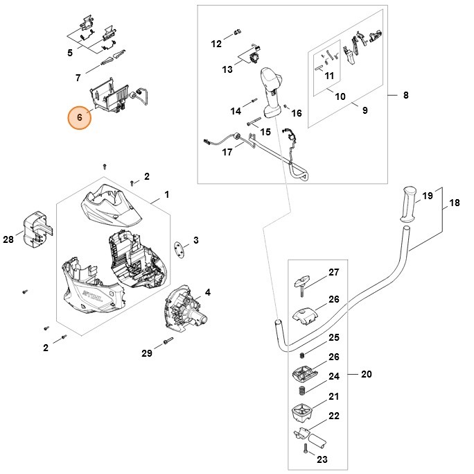 Moduł elektroniczny, Stihl FA084301452