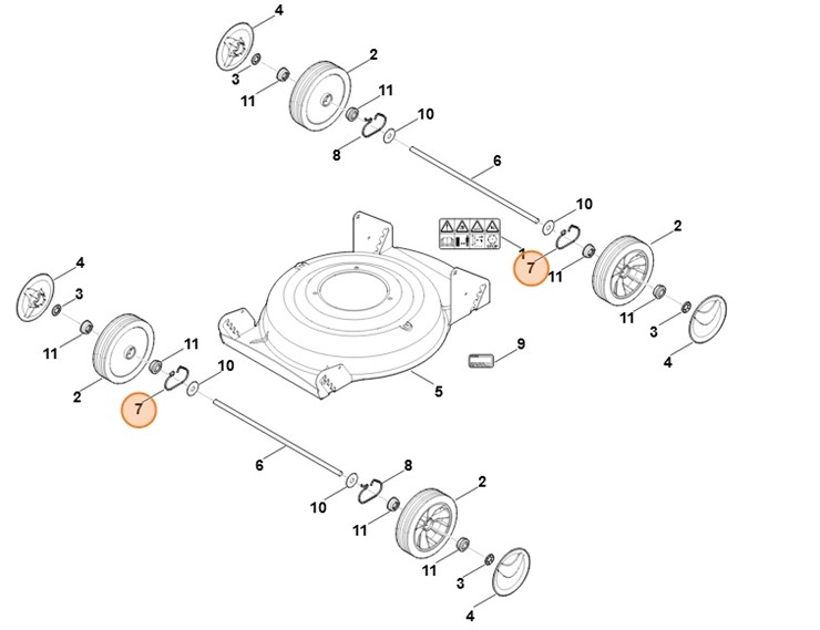 Sprężyna prawa, Stihl 63577080810