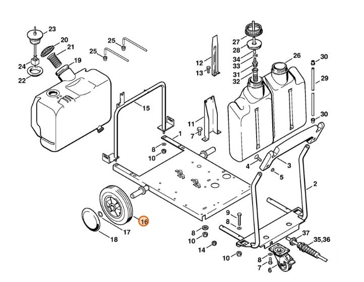Koło, Stihl 47067913600