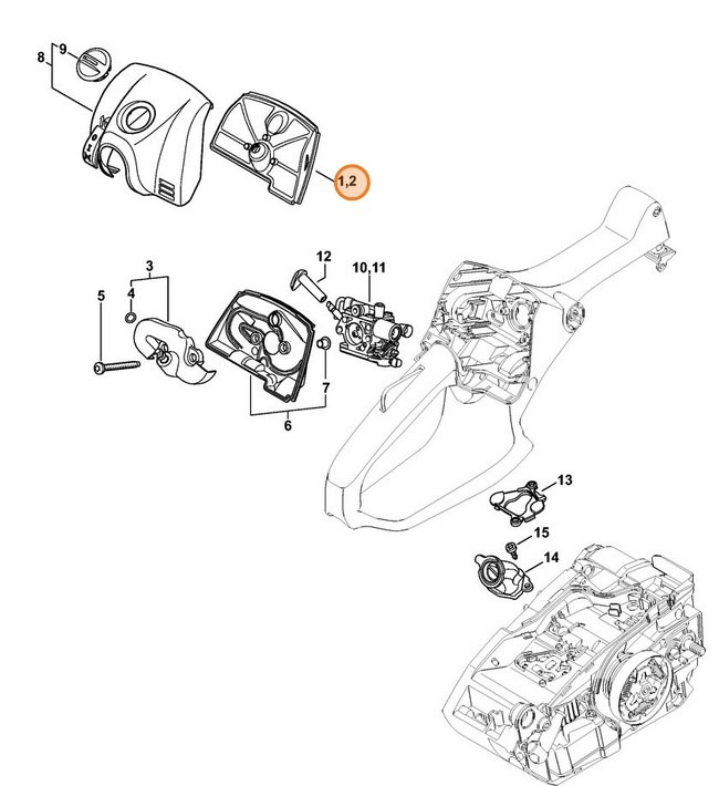 Filtr powietrza, Stihl 11461404401