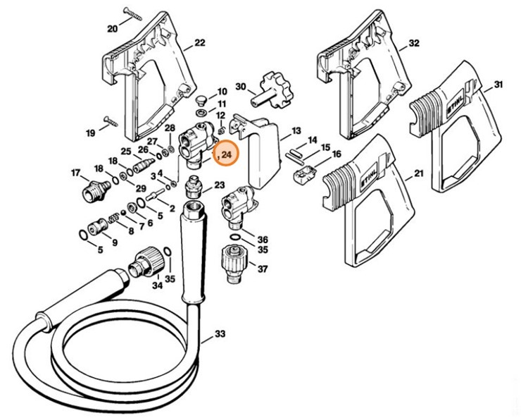 Obudowa, Stihl 49255024010