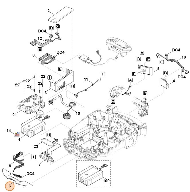 Płytka drukowana (przód), Stihl 63094305208