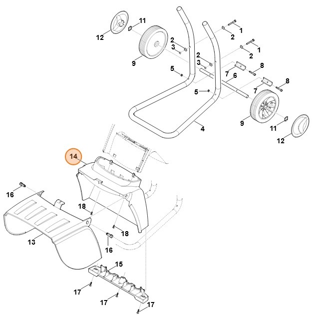 Przedłużenie kanału wyrzutowego, Stihl 60087060300