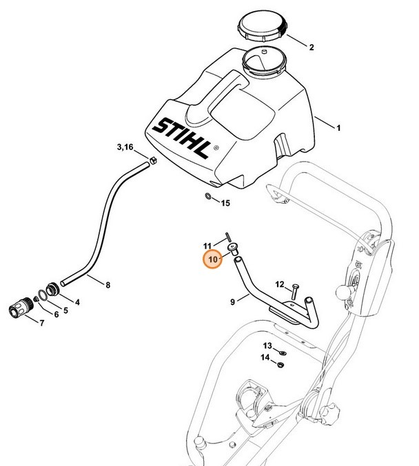 Zatyczka, Stihl 42017032800