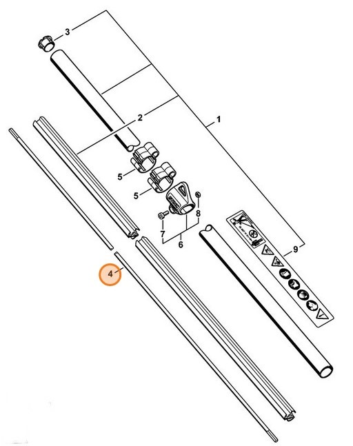 Wałek napędowy, Stihl 41377113200