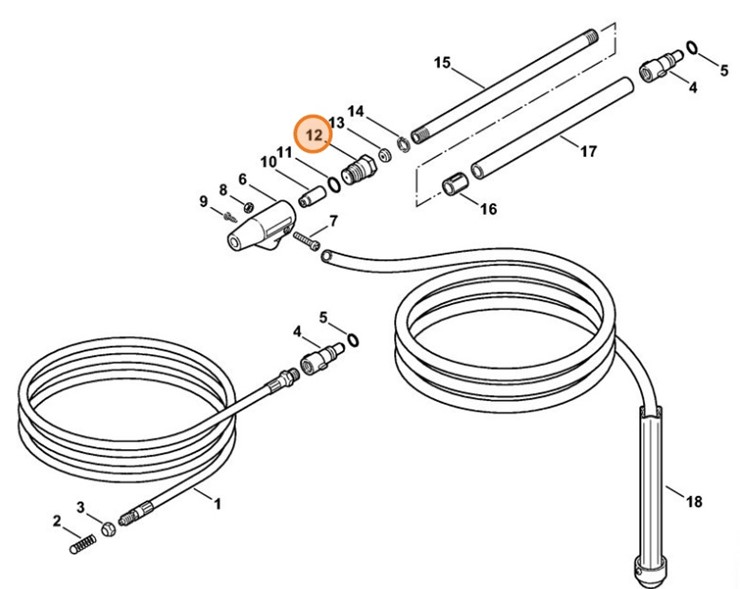 Dysza, Stihl 49005021012