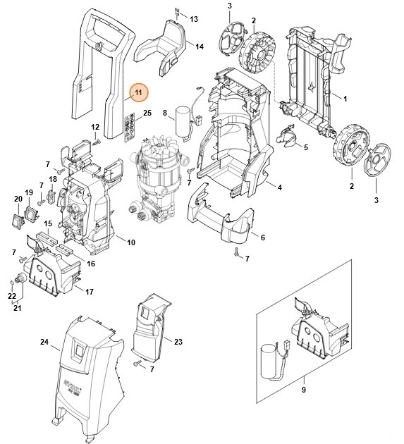 Rama rękojeści, Stihl 49507914901