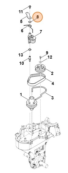 Pierścień uszczelniający 17,5x2,7, Stihl 62419925531