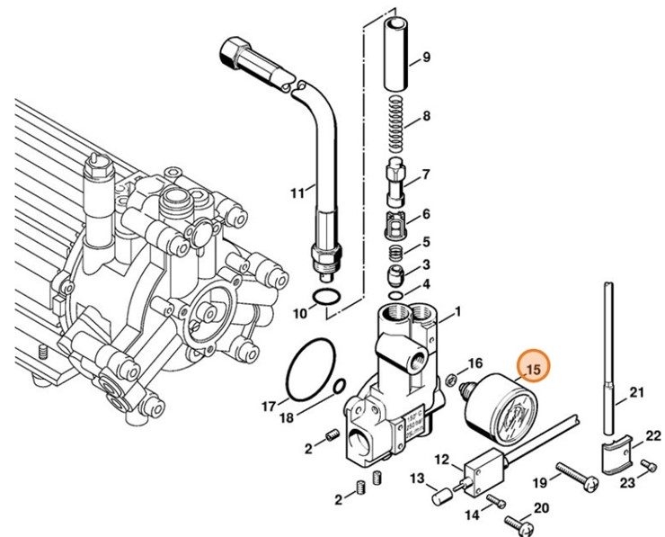 Manometr, Stihl 47245120500
