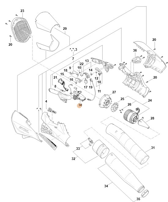 Moduł elektroniczny, Stihl BA014301400
