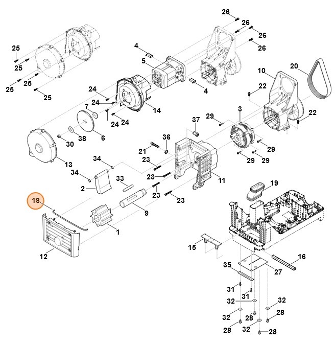 Uszczelka, Stihl 60137090410