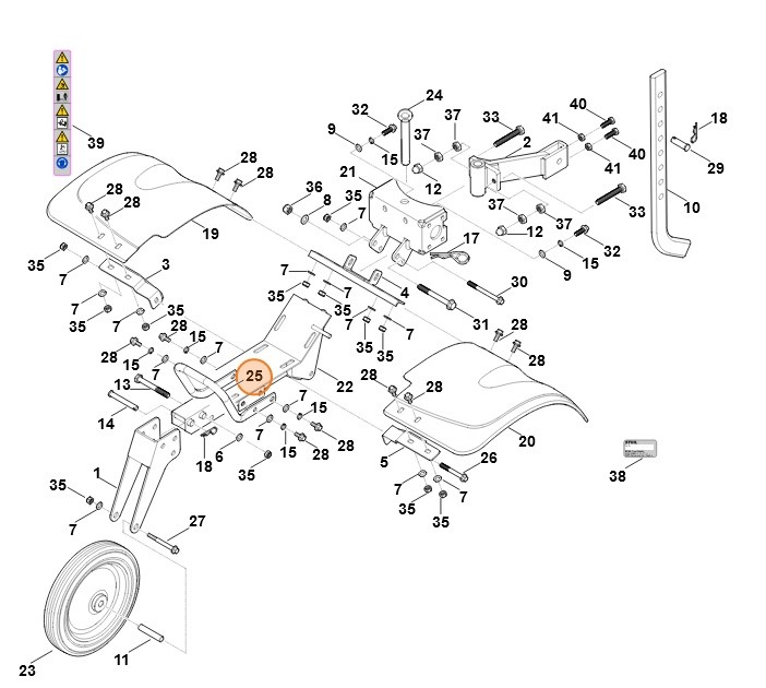 Uchwyt nośny, Stihl 62507915705