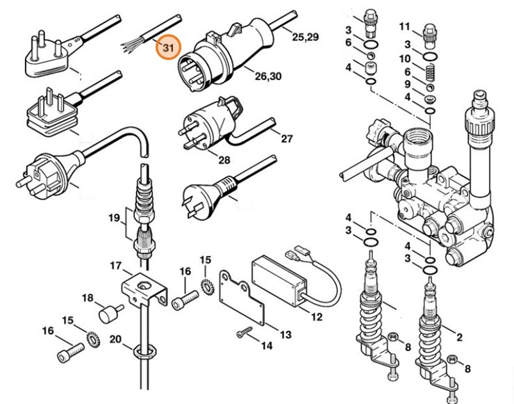 Kabel, Stihl 47164400310