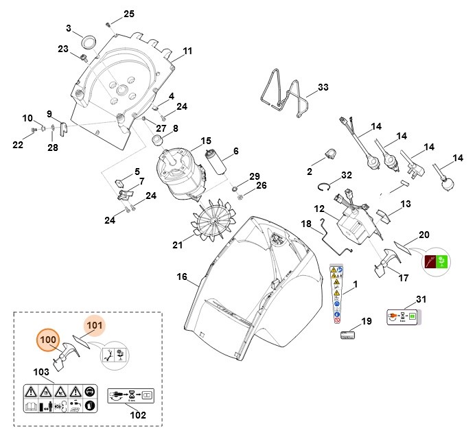 Wskazówka przyrządu, Stihl 60117804600
