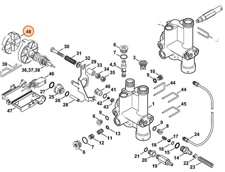 Element łączący, Stihl 47435130200