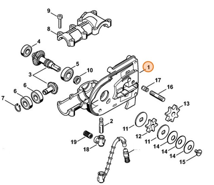 Obudowa przekładni, Stihl 41826410300