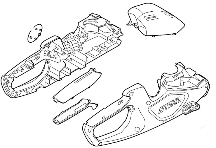 Korpus rękojeści, Stihl HA087901002
