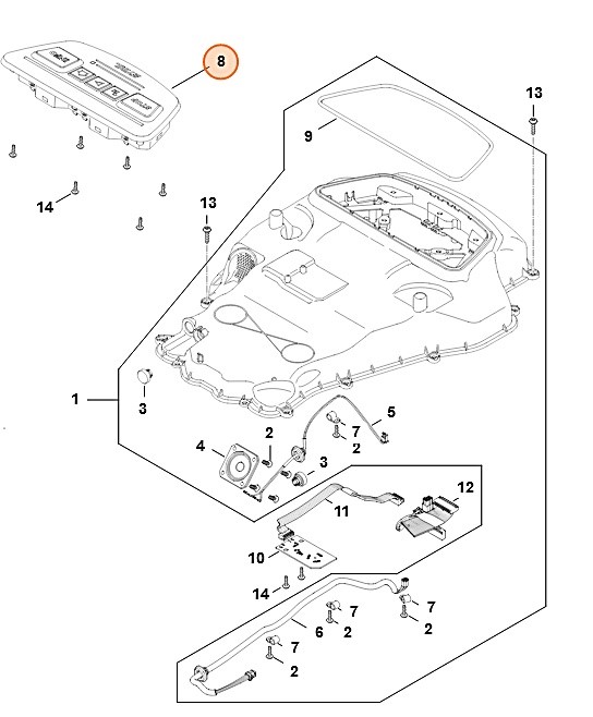 Jednostka sterująca, Stihl IA014307100