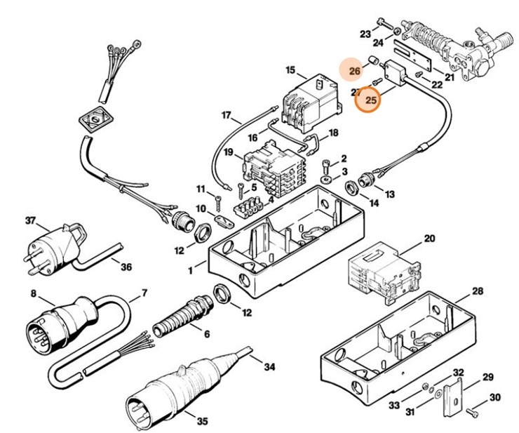 Mikrowyłącznik, Stihl 47054300520