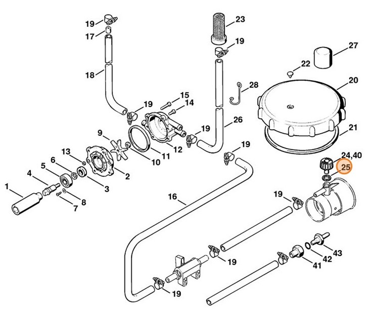 Pierścień uszczelniający, Stihl 42037092001