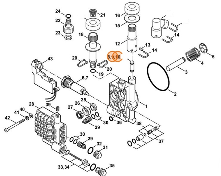 Wtryskiwacz, Stihl 47657608801