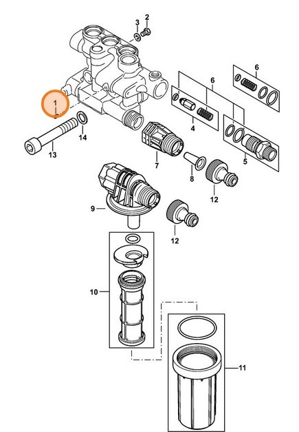 Śruba zamykająca, Stihl 47577085801