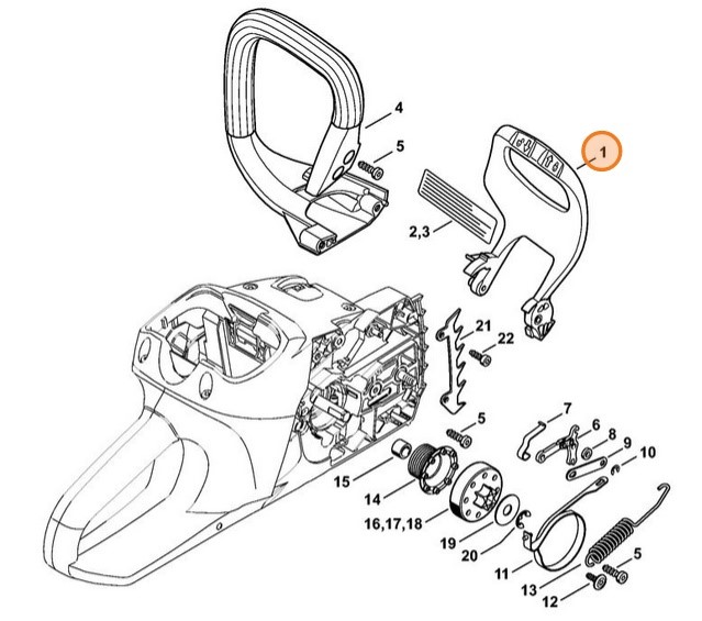 Osłona dłoni, Stihl 12507929100