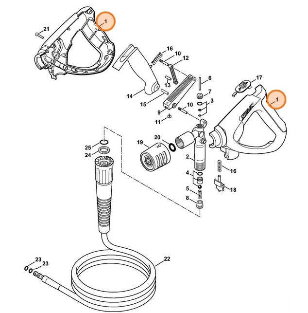 Uchwyt, Stihl 49255006601