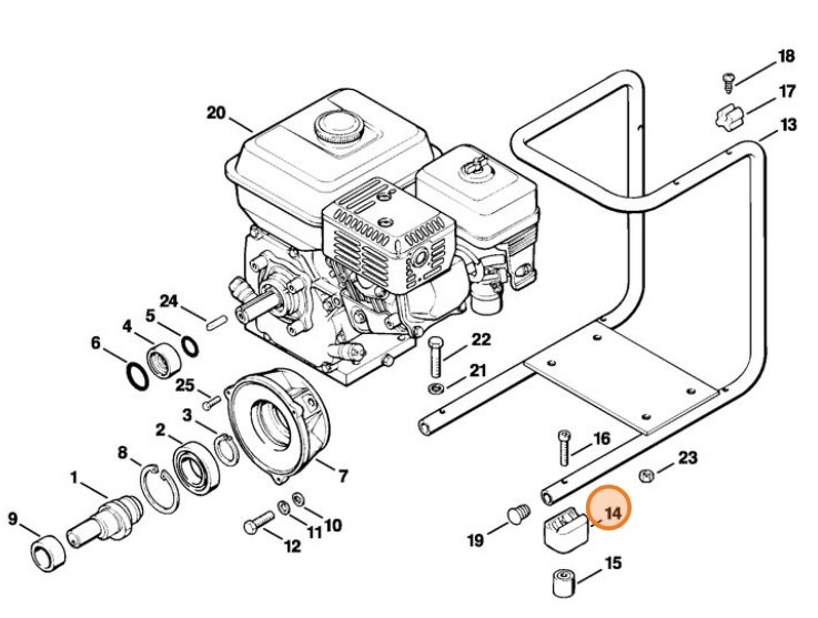 Wspornik, Stihl 47187917600