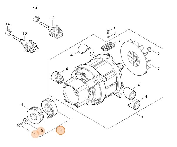 Tarcza zataczająca, Stihl 49507608705