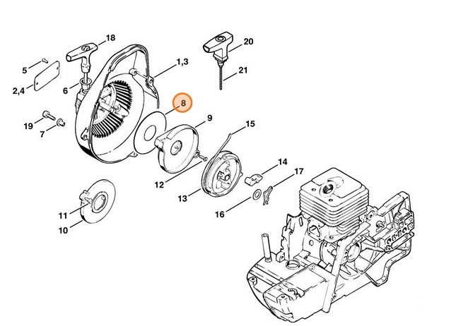 Podkładka, Stihl 11061959015