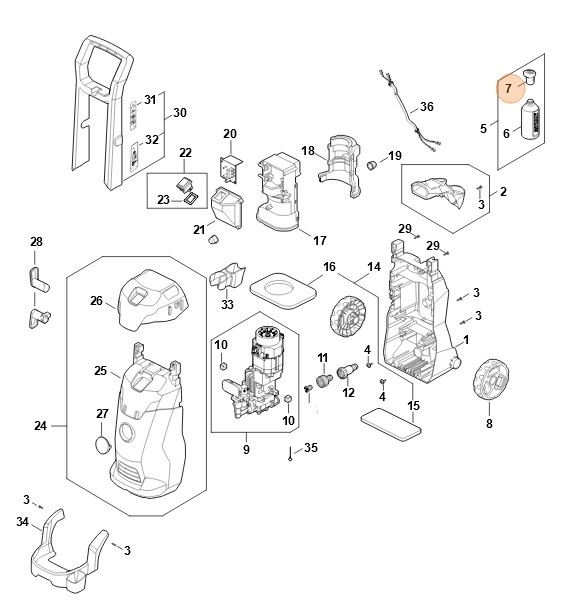 Króciec zasysania, Stihl RE027009800