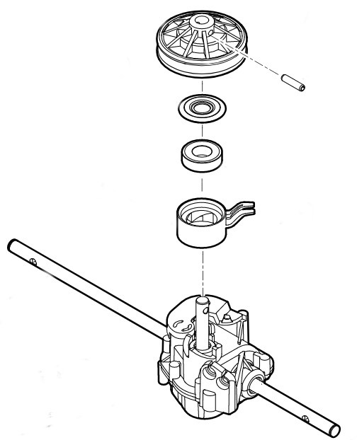 Przekładnia kompl., Stihl 63586400100