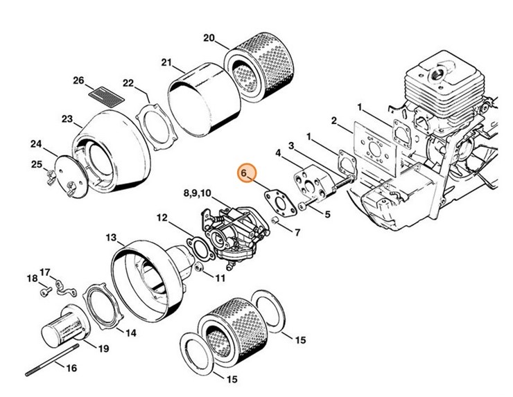 Uszczelka, Stihl 11081291102