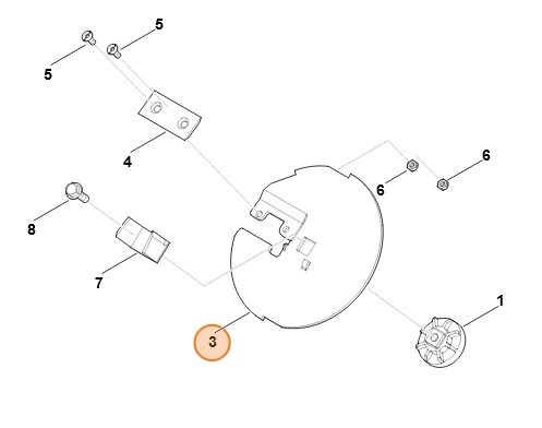Tarcza noża, Stihl 60077021100