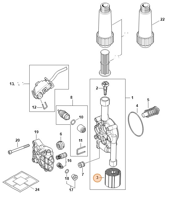 Pierścień uszczelniający, Stihl 49516090201