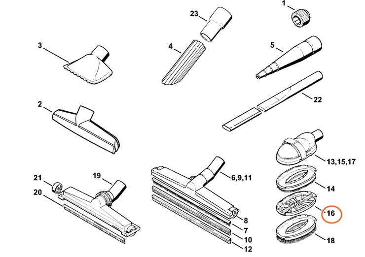 Wymienna nasadka grzebieniowa, Stihl 49015044100