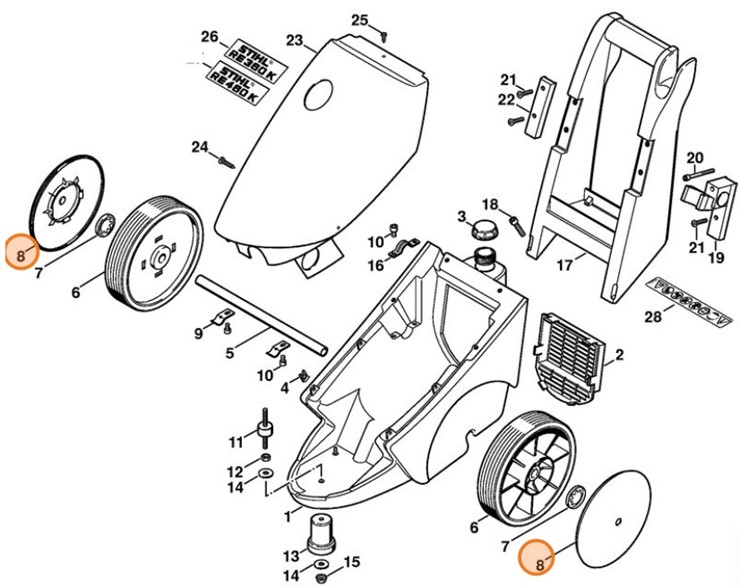 Kołpak, Stihl 47327919250